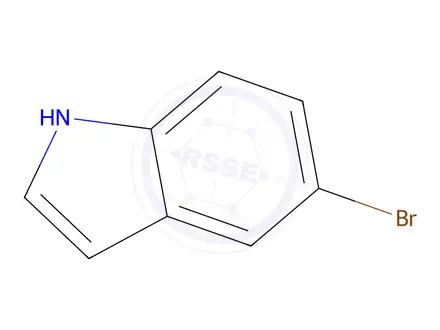Chemical structure of 5-bromoindole
