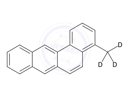 Chemical structure of 4-Methylbenz[a]anthracene-d3