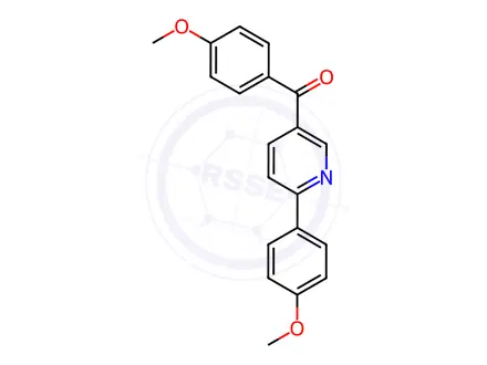 Chemical structure of (4-Methoxyphenyl)[6-(4-methoxyphenyl)-3-pyridinyl]methanone