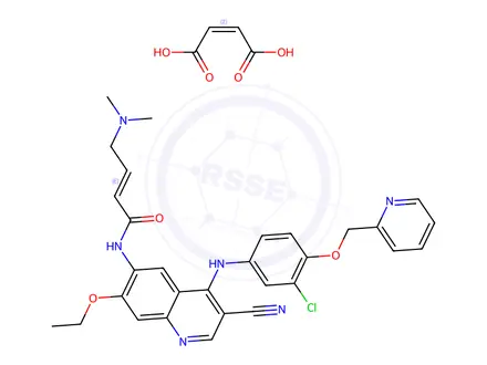 Chemical structure of Neratinib Maleate