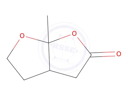Chemical structure of 3a,4,5,6a-Tetrahydro-6a-methylfuro[2,3-b]furan-2(3H)-one