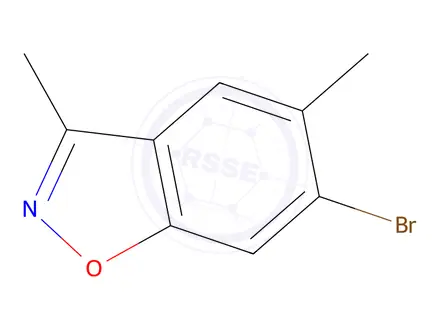 Chemical structure of 6-broMo-3,5-diMethylbenzo[d]isoxazole