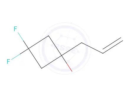Chemical structure of 1-Allyl-3,3-difluorocyclobutan-1-ol