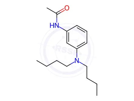 Chemical structure of N-(3-(Dibutylamino)phenyl)acetamide