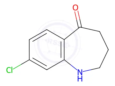 Chemical structure of 8-CHLORO-1,2,3,4-TETRAHYDRO-BENZO[B]AZEPIN-5-ONE