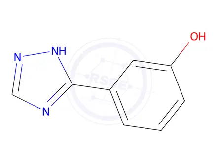 Chemical structure of 3-(4H-1,2,4-triazol-3-yl)phenol