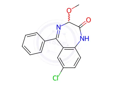 Chemical structure of Oxazepam Impurity 51