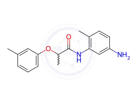 Chemical structure of N-(5-Amino-2-methylphenyl)-2-(3-methylphenoxy)-propanamide
