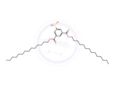 Chemical structure of 3,5-bis-(tetradecyloxycarbonyl)benzenesulfinic acid