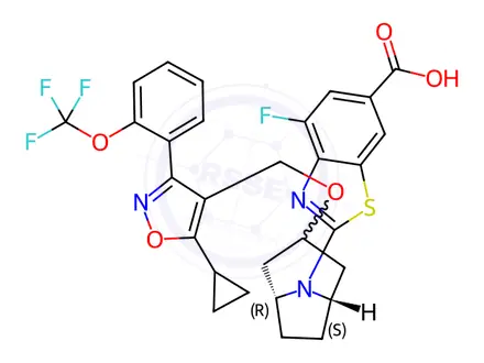 Chemical structure of Tropifexor