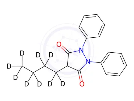 Chemical structure of Phenylbutazone D9