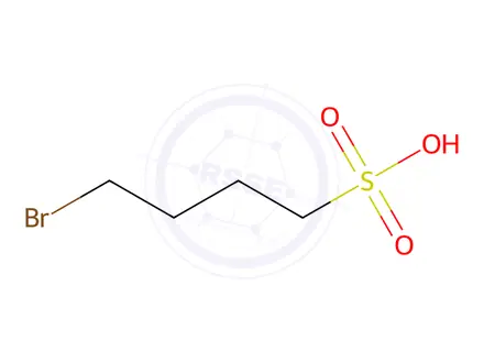 Chemical structure of 4-bromobutane-1-sulfonic acid