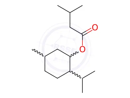Chemical structure of Menthyl isovalerate
