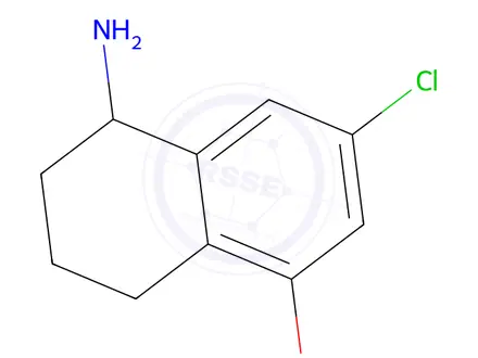 Chemical structure of 5-Amino-3-chloro-5,6,7,8-tetrahydronaphthalen-1-ol