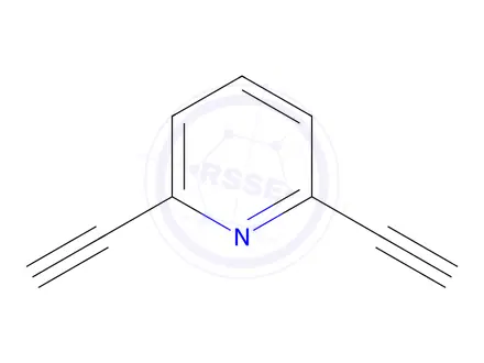 Chemical structure of 2,6-Diethynylpyridine