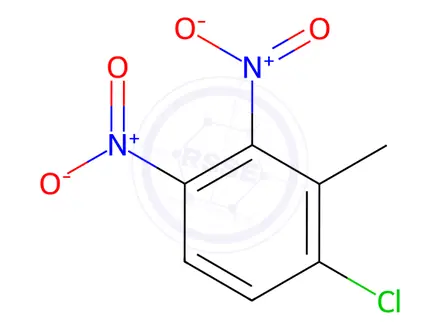 Chemical structure of 1-chloro-2-methyl-3,4-dinitrobenzene