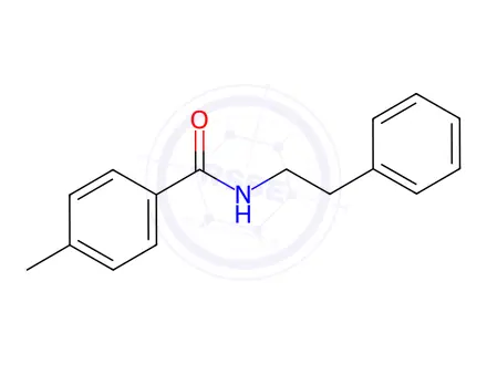 Chemical structure of BenzaMide, 4-Methyl-N-(2-phenylethyl)-