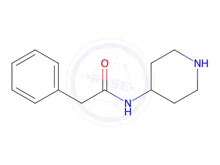Chemical structure of 2-phenyl-N-(piperidin-4-yl)acetamide