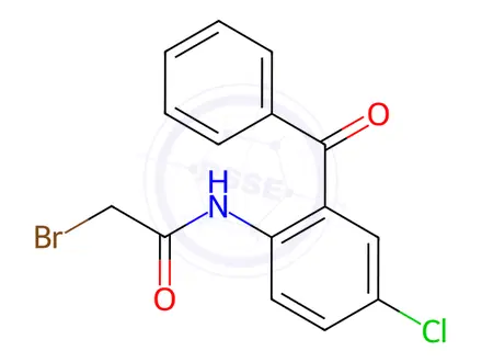 Chemical structure of 2-(2-Bromo-acetylamino)-5-chloro-benzophenone