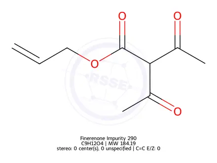 Chemical structure of Finerenone Impurity 421