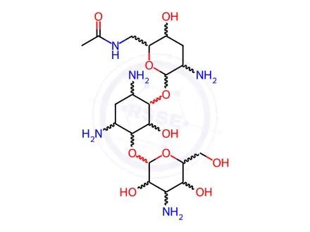 Chemical structure of Acetyltobramycin