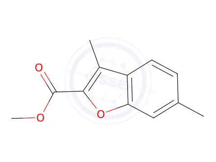 Chemical structure of Methyl 3,6-dimethylbenzofuran-2-carboxylate