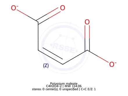 Chemical structure of Disodium Maleate