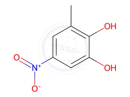 Chemical structure of 3-Methyl-5-nitrocatechol