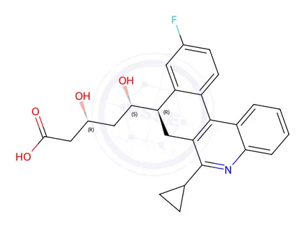 Chemical structure of Pitavastatin Impurity 87
