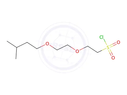 Chemical structure of 2-(2-(Isopentyloxy)ethoxy)ethane-1-sulfonyl chloride