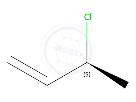 Chemical structure of [S,(+)]-3-Chloro-1-butene
