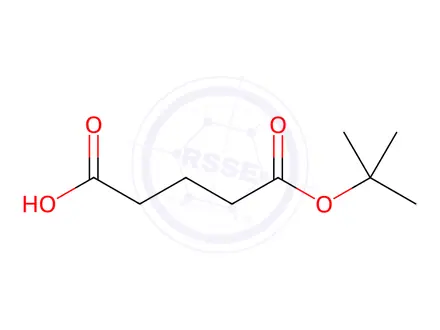 Chemical structure of 5-tert-butoxy-5-oxopentanoic acid