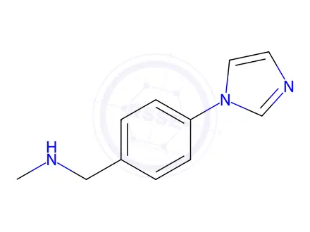 Chemical structure of N-Methyl-4-(1-imidazolyl)benzylamine