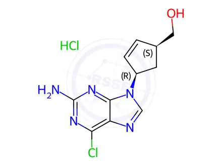Chemical structure of Clorabacavir racemic