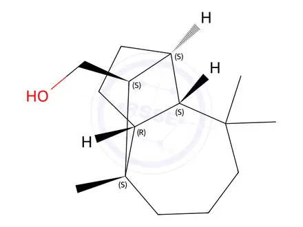 Chemical structure of (-)-ISOLONGIFOLOL