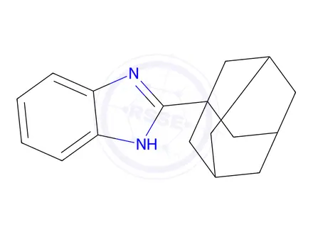 Chemical structure of 2-(1-Adamantyl)-1H-benzimidazole