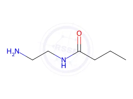 Chemical structure of N-(2-aminoethyl)butyramide