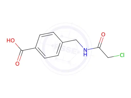 Chemical structure of 4-[(2-Chloroacetamido)methyl]benzoic Acid