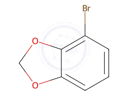 Chemical structure of 4-Bromo-1,3-benzodioxole