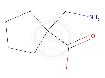 Chemical structure of 1-(Aminomethyl)cyclopentane-1-carboxylic acid