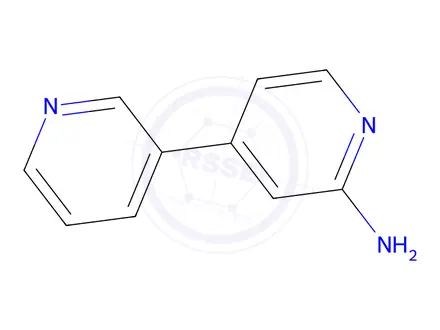 Chemical structure of 4-Pyridin-3-ylpyridin-2-amine