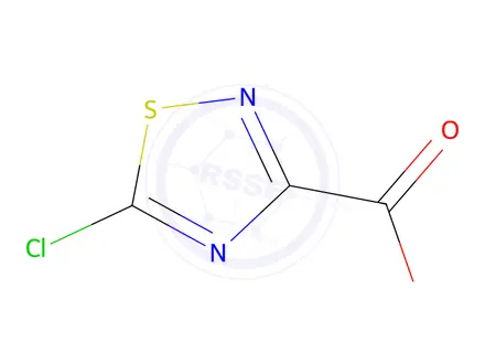 Chemical structure of 5-chloro-1,2,4-thiadiazole-3-carboxylic acid