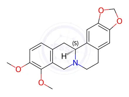 Chemical structure of Canadine
