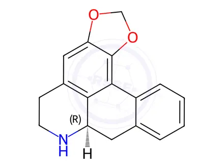 Chemical structure of Anonaine