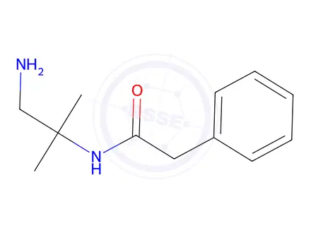 Chemical structure of n-(1-Amino-2-methylpropan-2-yl)-2-phenylacetamide