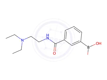 Chemical structure of (3-((2-(Diethylamino)ethyl)carbamoyl)phenyl)boronic acid