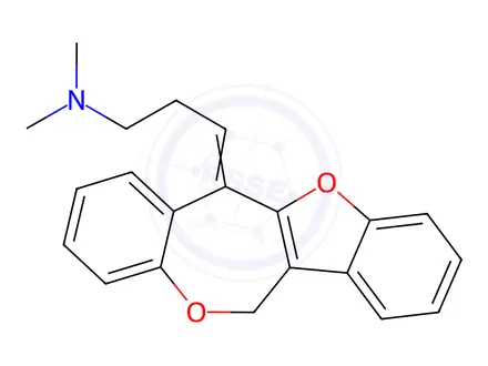 Chemical structure of Oxetorone