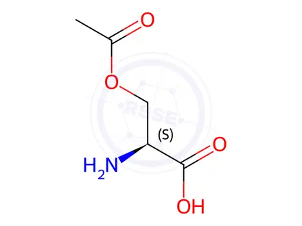 Chemical structure of O-Acetyl-L-serine