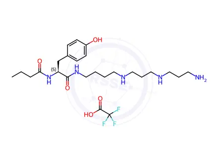 Chemical structure of PHILANTHOTOXIN 433 TRIS-TRIFLUOROACETATE >99%POLYAMINE-CONTAINING