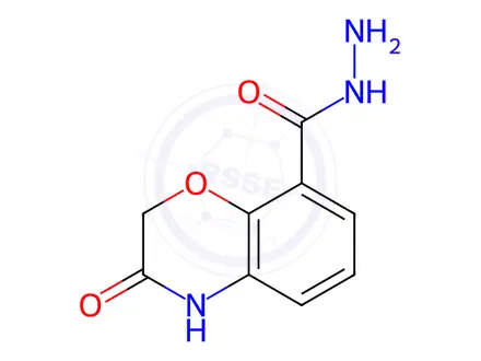 Chemical structure of 3-Oxo-3,4-dihydro-2H-benzo[b][1,4]oxazine-8-carbohydrazide